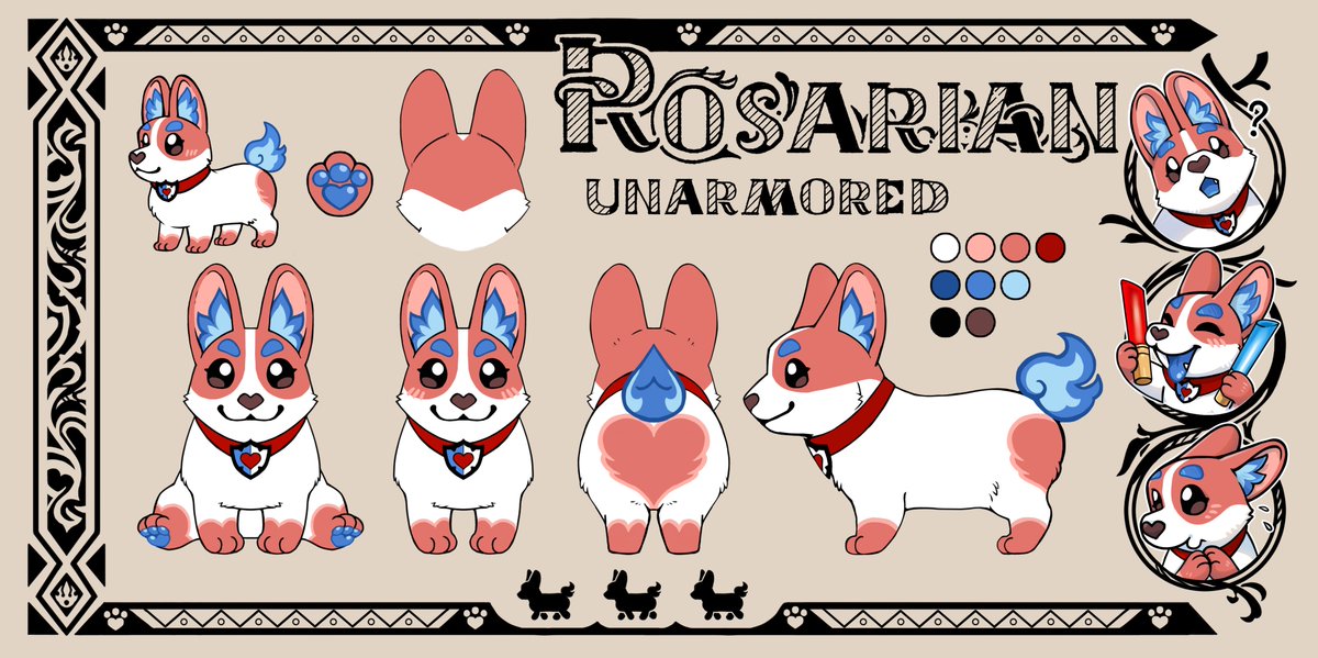 ERBloodflame's tweet image. Rosarians, TO ARMS! 
Your most powerful form has awakened! ❤️✨

Designed by yours truly and beautifully illustrated by @badger_yekun 💄🦡

Onwards and Upwards my glorious Bloodflame kingdom! HUZZAH!!! 🛡️

#BFKingdom