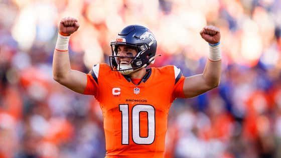 barstoolsports's tweet photo. 'All That Matters' - Bo Nix Doesn't Give A Damn About Being An Underdog To The Packers At Home Because His Mom Told Him She Thinks The Broncos Will Win https://t.co/vO4xdeeNzF https://t.co/Pt9oBN8GhF
