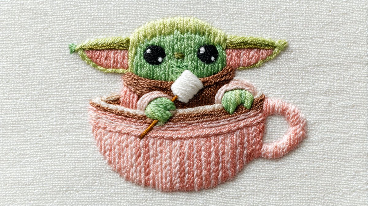 Charming Pastel Threads: A Whimsical Stitch Story