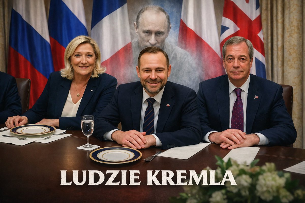 PaniNaObcasach's tweet image. POLITICO nie owija w bawełnę. Wiemy już, na czym stoimy‼️

W najnowszym rankingu Politico Europe trzy nazwiska trafiają do kategorii Disrupters ludzi, których działania realnie osłabiają Zachód i grają na korzyść Kremla:  
Le Pen, Farage i… NAWROCKI🙉

🇫🇷 Marine Le Pen  
Liderka…