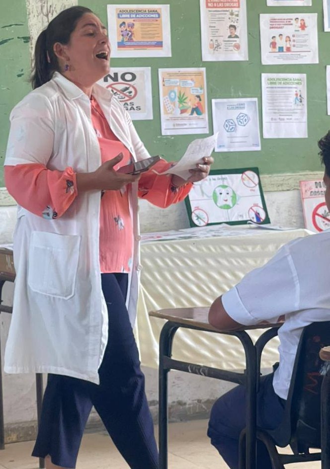 SaludDPinar's tweet photo. Desde la ESBU de Consolación del Sur, #Prosalud impulsa actividades contra las adicciones. Con pasión y entrega siembran valores en la juventud para que elijan siempre la vida y diga NO a las drogas.

#CubaPorLaVida https://t.co/dkw83qZomh