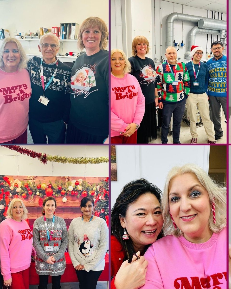 Christmas Jumper Day at NWLP! 🎄✨ 

Today we took the chance to spread the festive cheer and thank our incredible teams across all of our sites for their hard work - and to see their festive jumpers! 💪👏

#ChristmasJumperDay #TeamNWLP #NorthWestLondonPathology