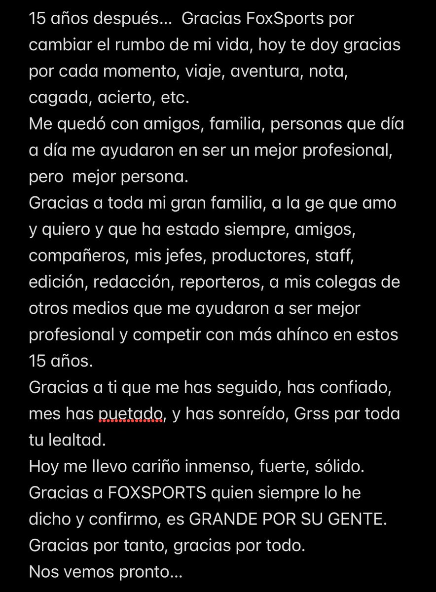15 años después… GRACIAS!
