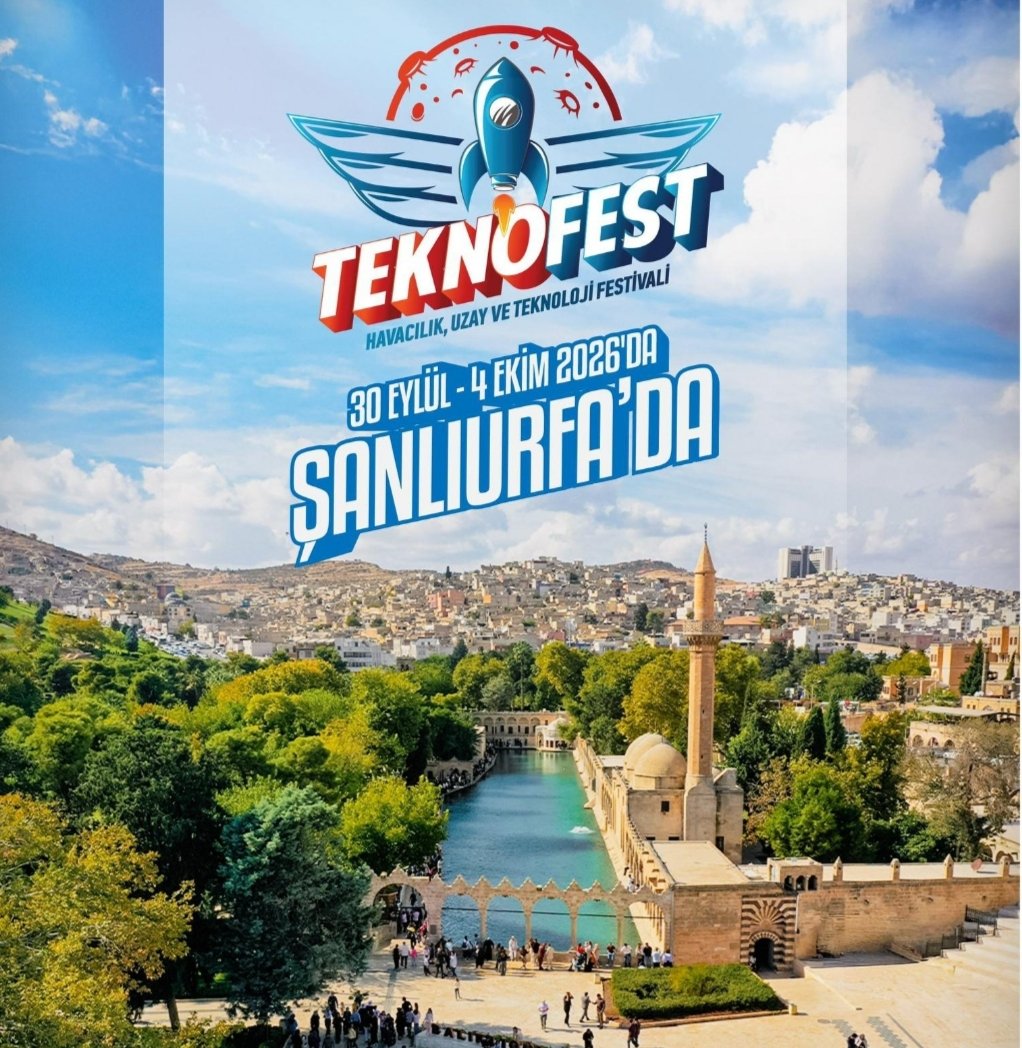 Teknofest 2026 Şanlıurfa'da...
#Teknofest 
#Şanlıurfa 
<a href="/mserkansahin/">Dr. Muhammed Serkan SAHIN</a> <a href="/hasansildak/">Hasan ŞILDAK</a> <a href="/Selcuk/">Selçuk Bayraktar</a> <a href="/haluk/">Haluk Bayraktar</a> <a href="/RTErdogan/">Recep Tayyip Erdoğan</a>
