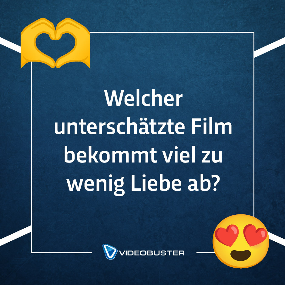 ❓Diesmal eine positivere #FilmFanFrage aus der Rubrik #DeineFilme:📺"Welcher unterschätzte Film bekommt viel zu wenig Liebe ab?"😍

📝Dazu eure neuesten positiven #Film-User-Kritiken:▶️ videobuster.de/kritiken?mode=…