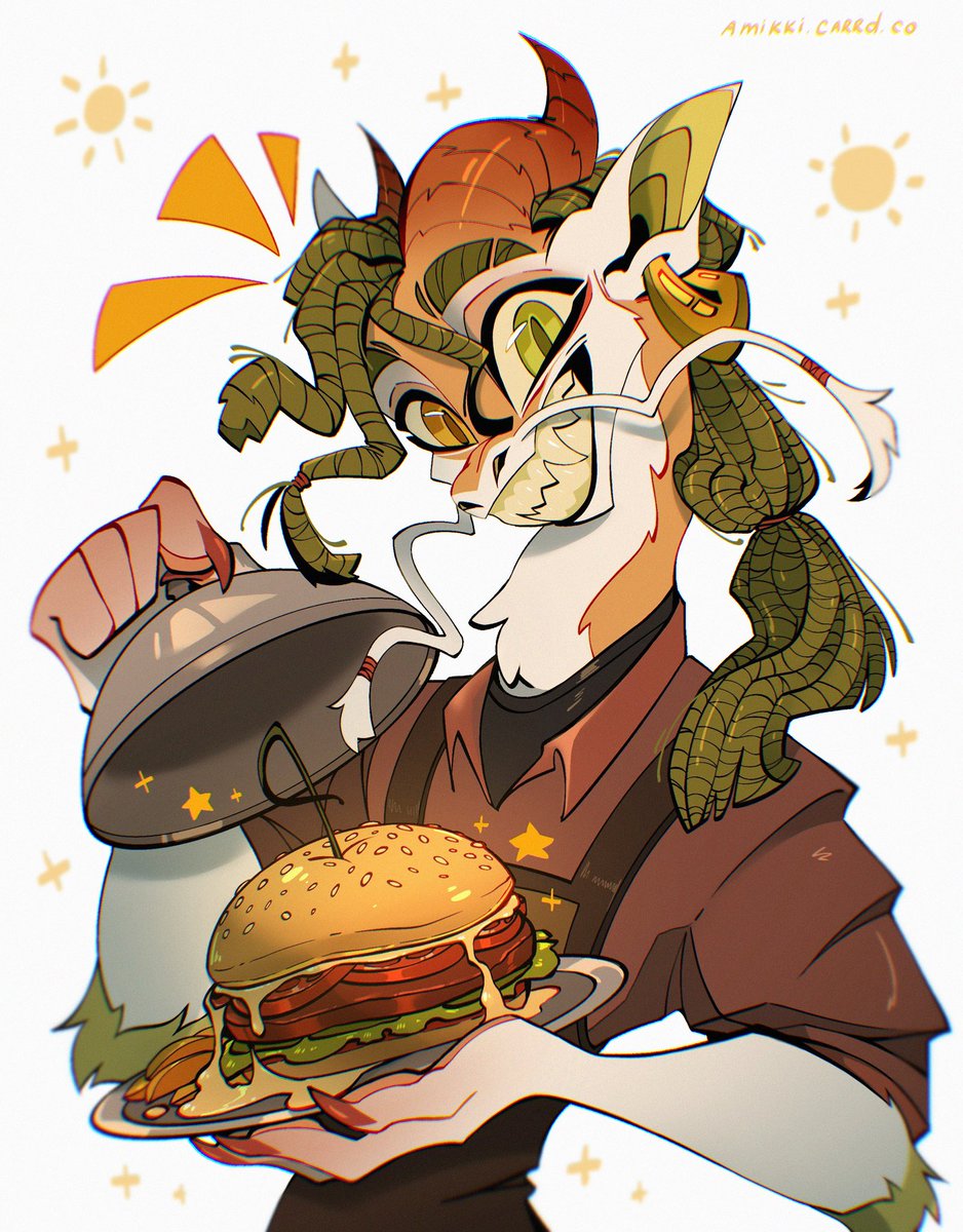Amikoru01's tweet photo. Whoa! 
🍔☀️✨ https://t.co/xw4sa2kQGa