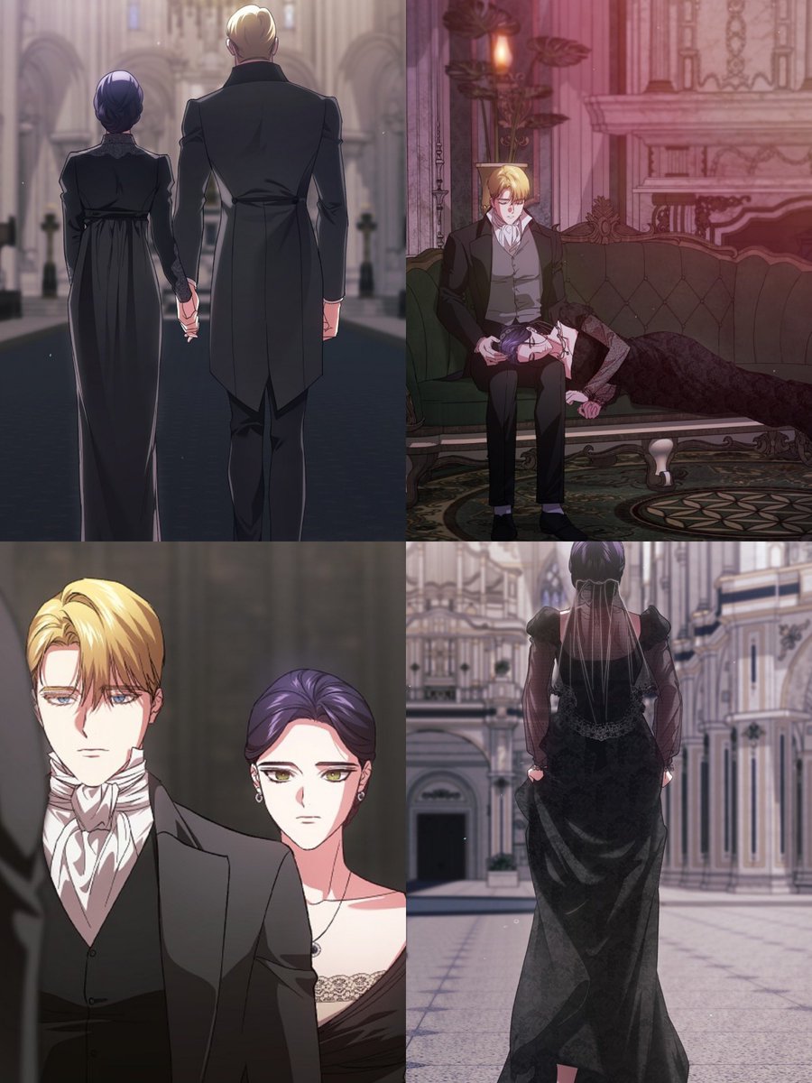 haerusb's tweet photo. The chapter was sad but they were giving gothic couple in this chapter and looked so good😫 https://t.co/VcKF3PXJWV