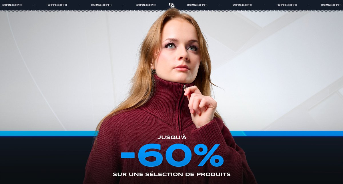 Les offres de fin d'année sont là 🎁

Jusqu'à -60% sur une sélection de produits du shop jusqu'au 17/12 inclus mais également :

- Un tapis de souris Logitech x Karmine Corp G640 offert dès 40€ d’achat avec le code "LOGINOELKC"
- Un T-shirt KCX3 offert dès 80€ d’achat avec le
