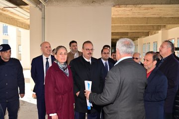 Vali Canbolat, Nazilli Külliye Camisi İncelemesinde