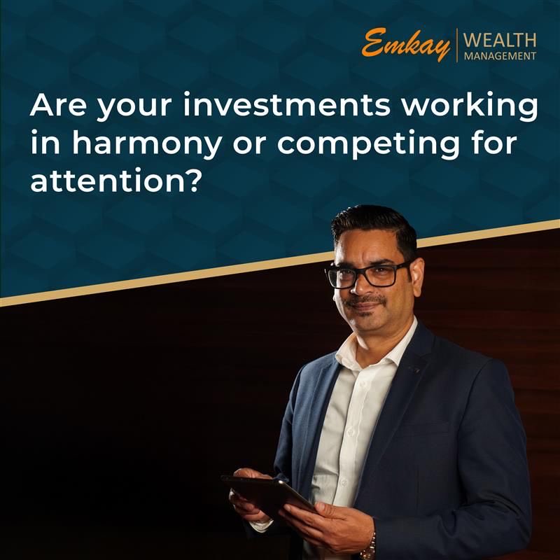 EmkayWealth's tweet photo. A portfolio is strongest when its investments coordinate and balance. Competing investments can cancel each other’s potential, but harmony amplifies results. Diversification only works when assets are thoughtfully connected. #EmkayWealth helps you bring structure and synergy to your portfolio, making every investment count towards a shared objective of steadiness, sustainability and wealth growth.

Disclaimer - https://t.co/mS742NAxoj 
#EmkayWealth #WealthManagement #SmartPortfolioPlanning