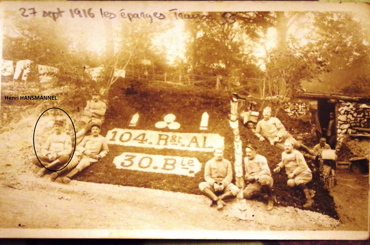 Le_Chtimiste's tweet photo. 2/2 : Henri HANSMANNEL, 9e RAP, puis 104ème régiment d'artillerie lourde, - Merci à Marc #Chtimiste #9eRAP #104eRAL https://t.co/CYKSBakruy