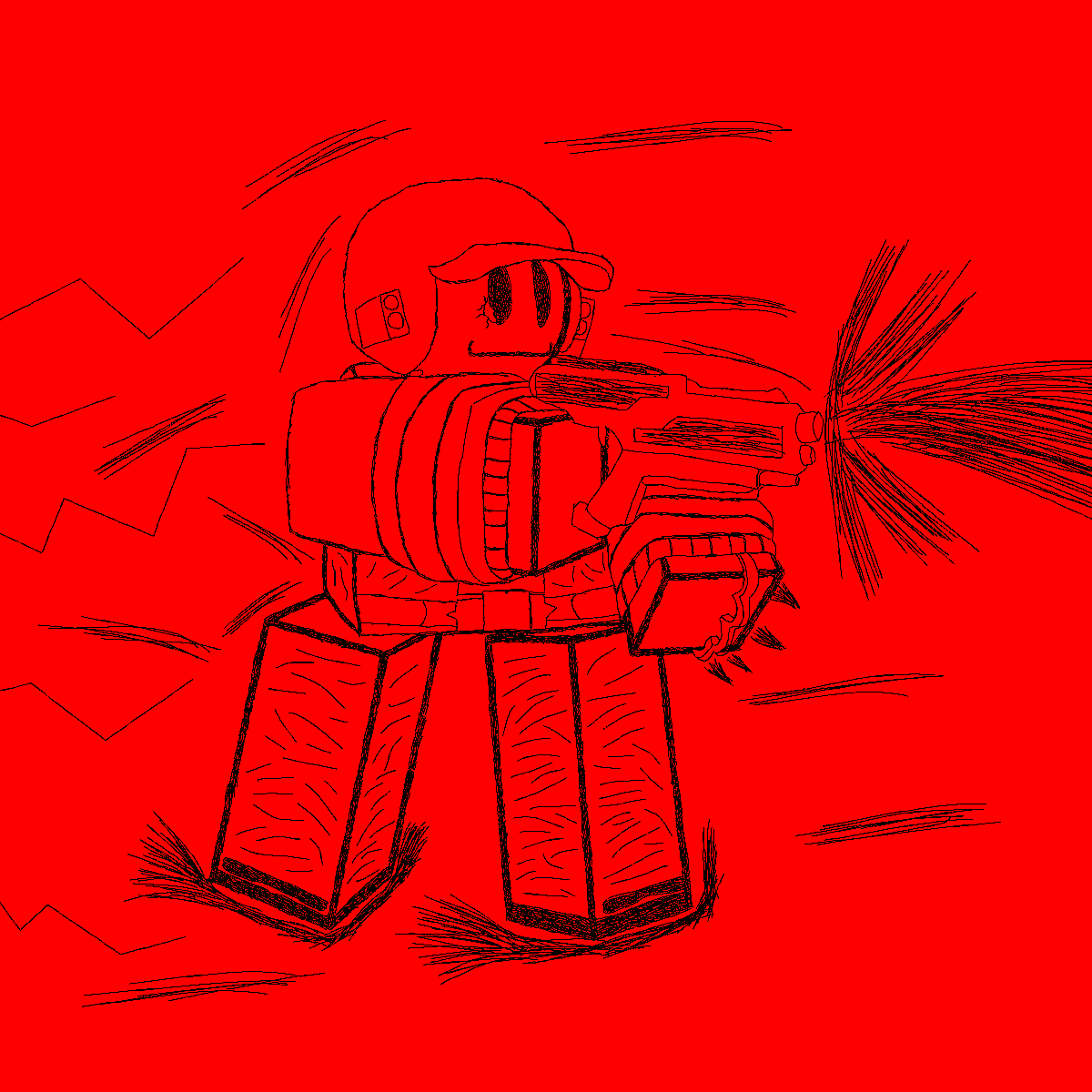 guildtaleseek's tweet image. another art drop + slightly updated previous one.

#glaggle #enfosi #robloxart #art #ultrakill