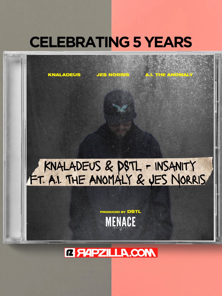 Rapzilla's tweet image. Today we celebrate 5 years of “Insanity” with Knaladeus, DSTL, A.I the Anomaly, &amp;amp; Jes Norris! Do you remember this one?