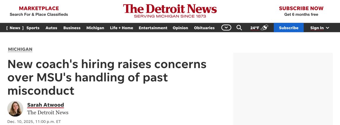 I am so shocked the blue wall Detroit media dropped this article conveniently last night. Never change