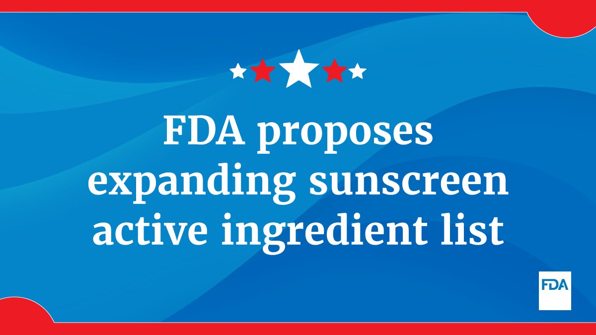 Today, the FDA announced that it is taking action to advance sunscreen innovation, part of a broader initiative in the Office of Nonprescription Drugs.

The agency is proposing to add bemotrizinol as a permitted active ingredient for use in sunscreens. Find out why: