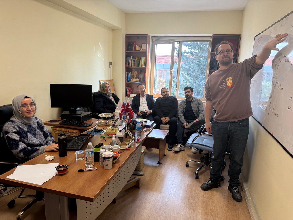 int_analysis's tweet photo. 📢​YTU Mathematics Seminars:
This week featured talks on Time Scales, Redefined Zagreb Indices (Anticancer QSPR), and Fractional Differential Equations.
​Thanks to Serkan İnaltekin, Erman Çiçek, and Oğulcan Ünal for their valuable presentations.

#math #ytü #mathsapplications https://t.co/5mXhLwDE0I