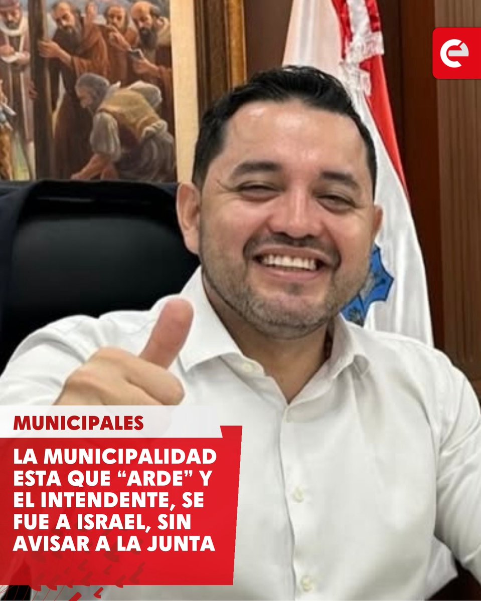 canal_e_py's tweet image. 🔴 HERMETISMO TOTAL: ¿EL INTENDENTE LUIS BELLO VIAJA A ISRAEL EN PLENA CRISIS MUNICIPAL?

Mientras la Municipalidad de Asunción no logra recaudar ni para pagar salarios y mucho menos aguinaldos, un fuerte rumor sacude al gabinete: el intendente Luis Bello habría emprendido viaje…