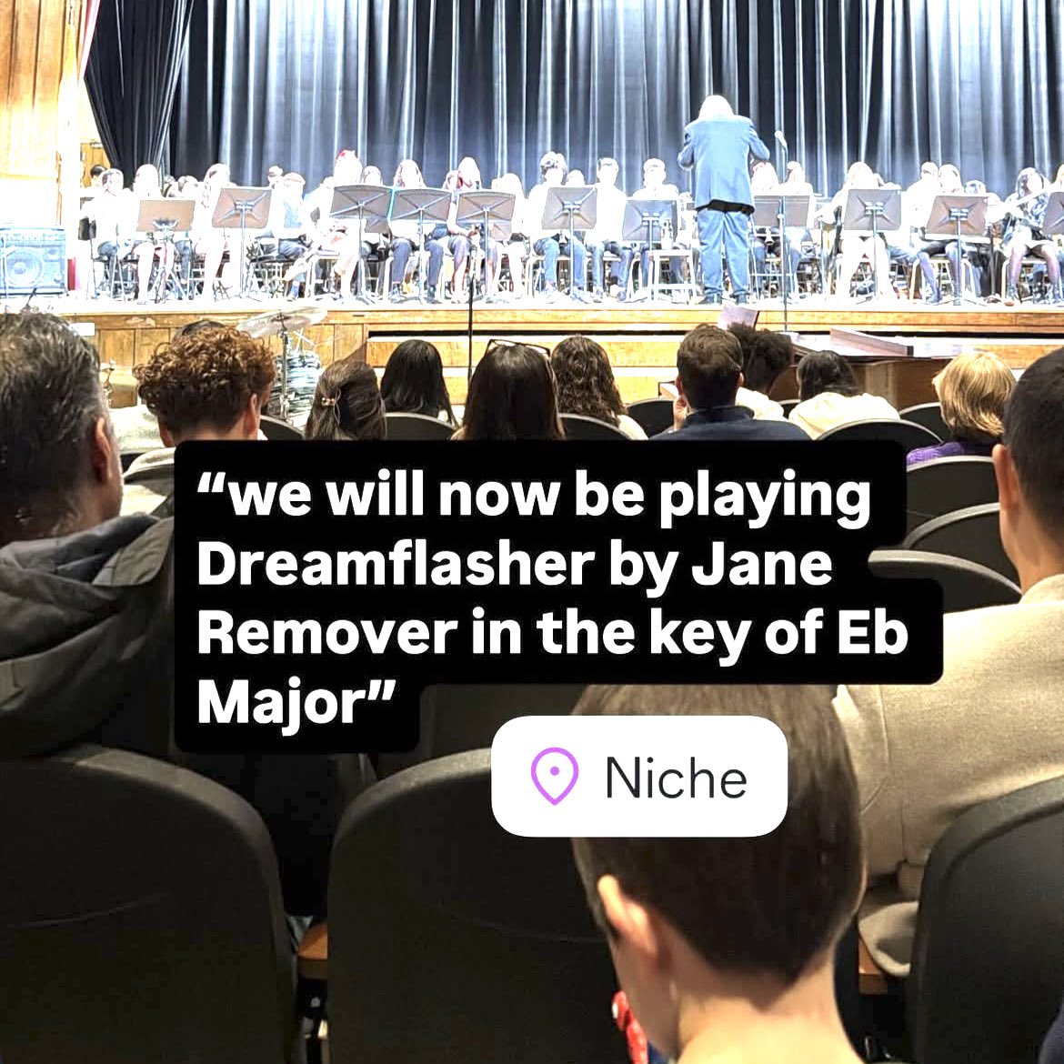 holdencalledit's tweet photo. My brother’s ig stories from our younger brother’s middle school band concert https://t.co/BgdzJ4yZlF
