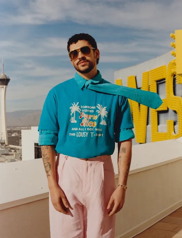 Bad Bunny para Vogue Magazine. 💛