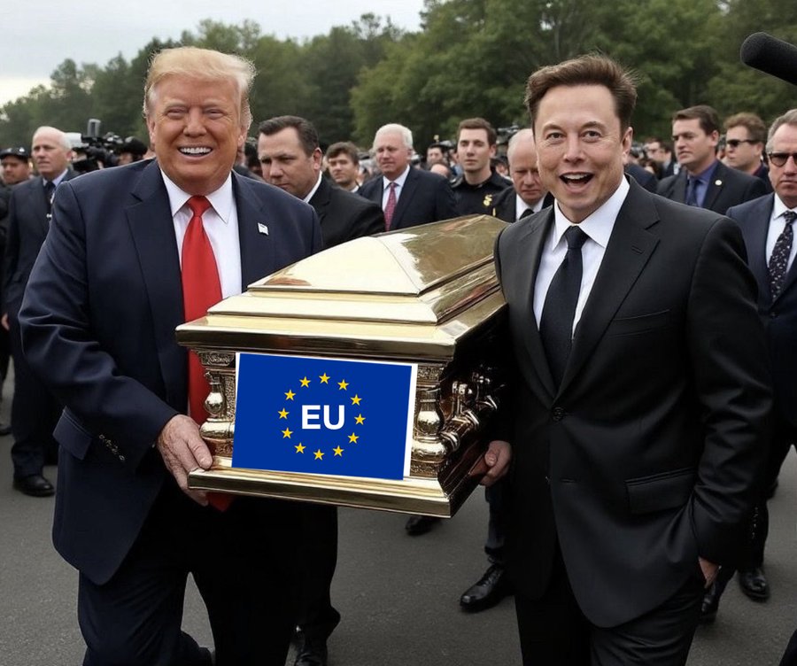 Schluss mit dieser kriegsirren und korrupten EU, die inzwischen eigene Mitgliedsländer erpresst wenn sie nicht tun was die Diktatorin von der Leyen will!