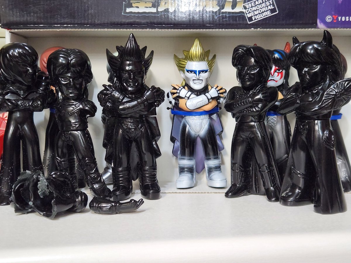 聖飢魔II』ソフビ～ 製品サンプルは、無くなってますが、未塗装の