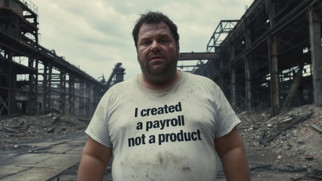 IMonkeyDesign's tweet image. This must resonate with many burnt-out #Startups!
Symptomatic of too much money and egos rather than #skills and #focus