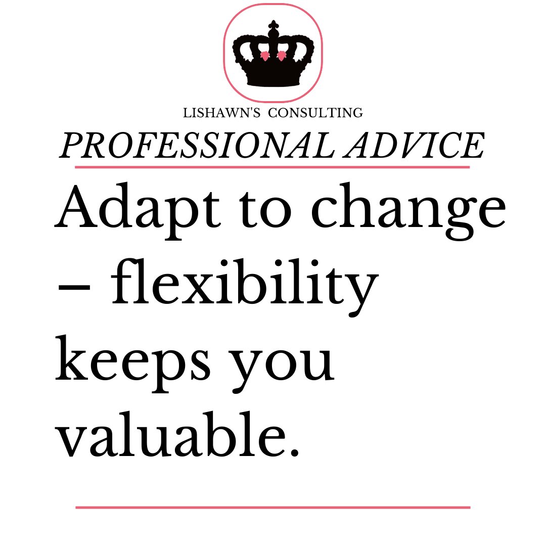LishawnConsult's tweet image. Gentle reminder to be adaptable!!!✨💖

#lishawnsconsulting
#lishawn
#adaptable
#likeforlike
#like4like
