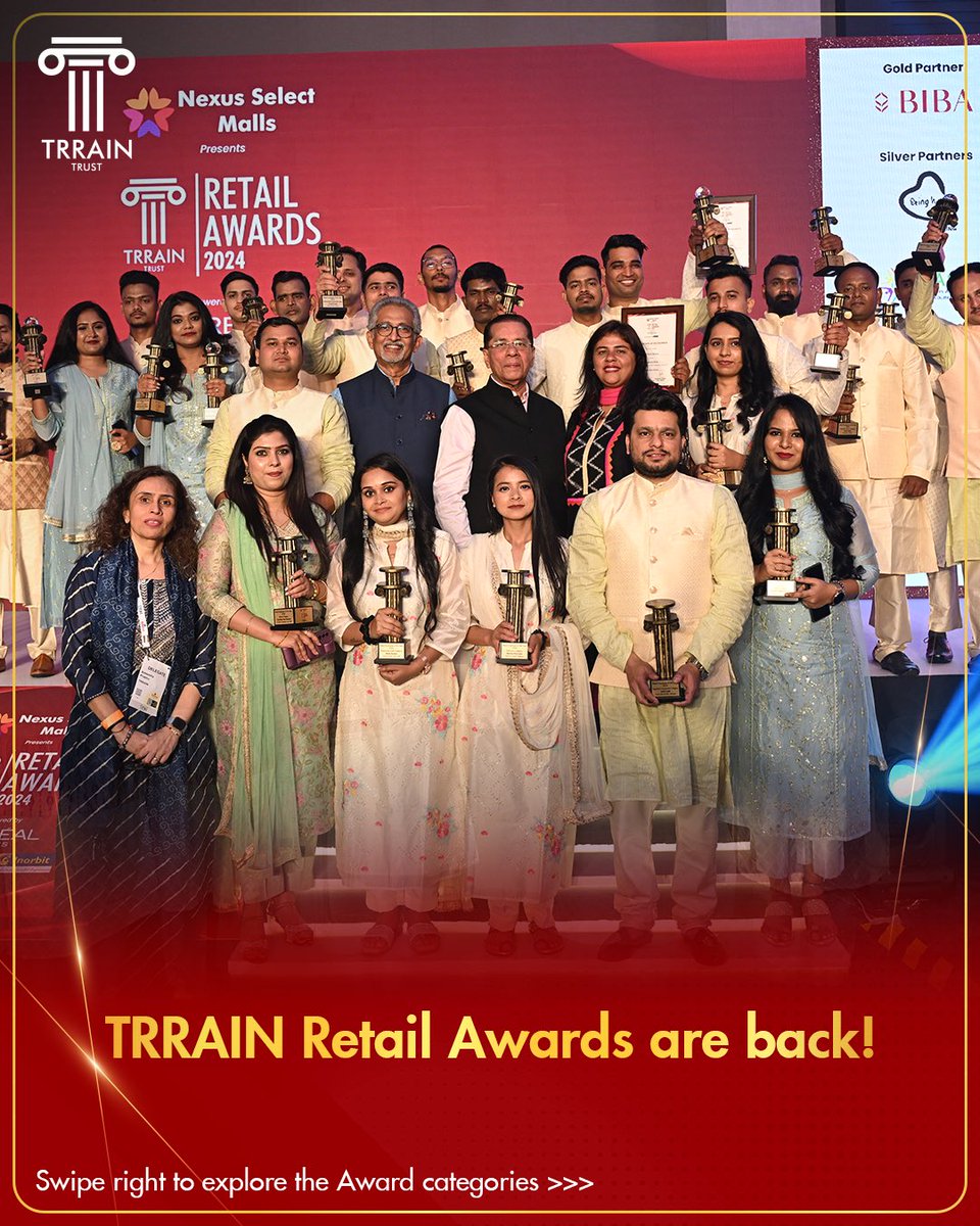 TRRAINindia's tweet photo. Every retail associate deserves their moment in the spotlight. ✨
Here’s a quick guide to the TRRAIN Retail Awards 2026 categories so you can pick the right fit.

Let’s celebrate the magic of retail.

#trrain #trrainretailawards2026 #Retailassociate https://t.co/Tg0wcbPGEC