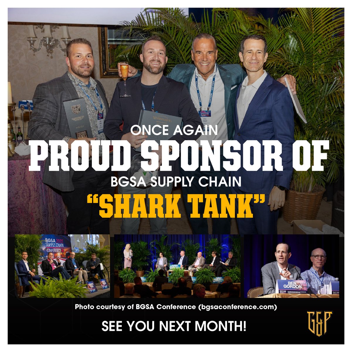 GP_Turnkey's tweet photo. 🦈 We are proud to once again sponsor this year’s BGSA Conference “Shark Tank” competition. The finalists are nothing short of outstanding, and we’re excited to hear their presentations. 

#BGSA2025 #SharkTankCompetition #SupplyChainInnovation #IndustryLeaders https://t.co/ACSYFKfcyE