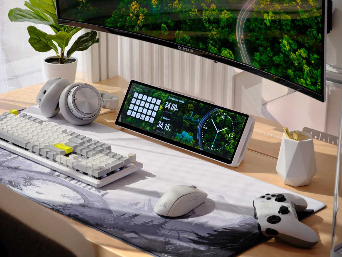 CORSAIR's tweet photo. XENEON EDGE is now available in two new colorways:

💜 Atomic Purple
🤍 White

Which are you picking?

💜: https://t.co/A782SmyT15
🤍: https://t.co/dgp4PZl7iV https://t.co/6umYxuhSag