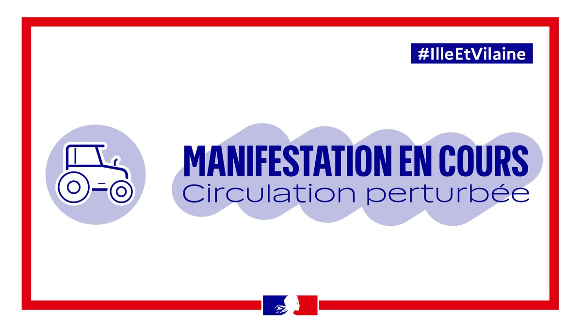 #Manifestation | 🔴 Actualisation à 16h. Une opération escargot est en cours. À Rennes, des difficultés de circulation sont à prévoir sur la rocade de Rennes :

⛔️ Porte d'Alma
⛔️ Porte de Beaulieu 

⚠️ Évitez ces secteurs