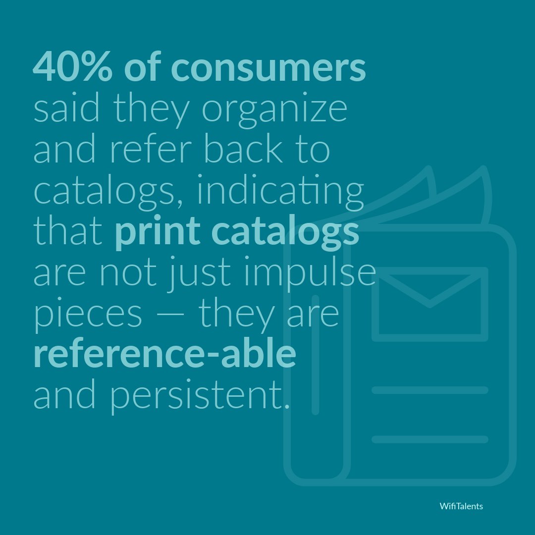 Print catalogs stick around.
40% of consumers save and revisit them—proof they drive more than impulse buying. They drive decisions. In a season full of noise, give your audience something worth keeping. #MarketingStrategy #PrintMatters #PrintMarketing #MarketingROI