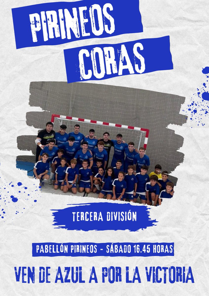 💙 Este sábado, TODOS de AZUL.

👉Nuestro Tercera División se juega un partido clave ante el 2º clasificado. Cada paso nos acerca al sueño del ascenso… ¡y queremos vivirlo contigo!

👊 Jugadores + afición = objetivo posible.

📍 Te esperamos de azul en la grada.

#GoBlues