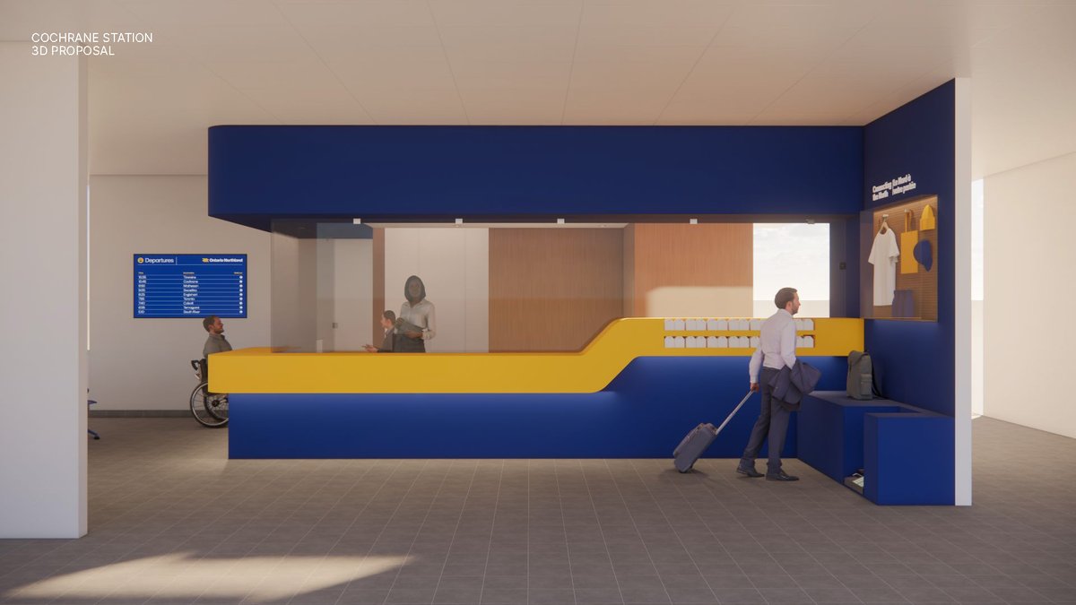 NorTracksBlog's tweet image. Station modernization
Modernisation des gares
#Northlander #OntarioNorthland #passengerrail #northernontario #cochrane #NorddelOntario #traindepassagers
ontarionorthland.ca/en/blog/statio…
ontarionorthland.ca/fr/blog/modern…