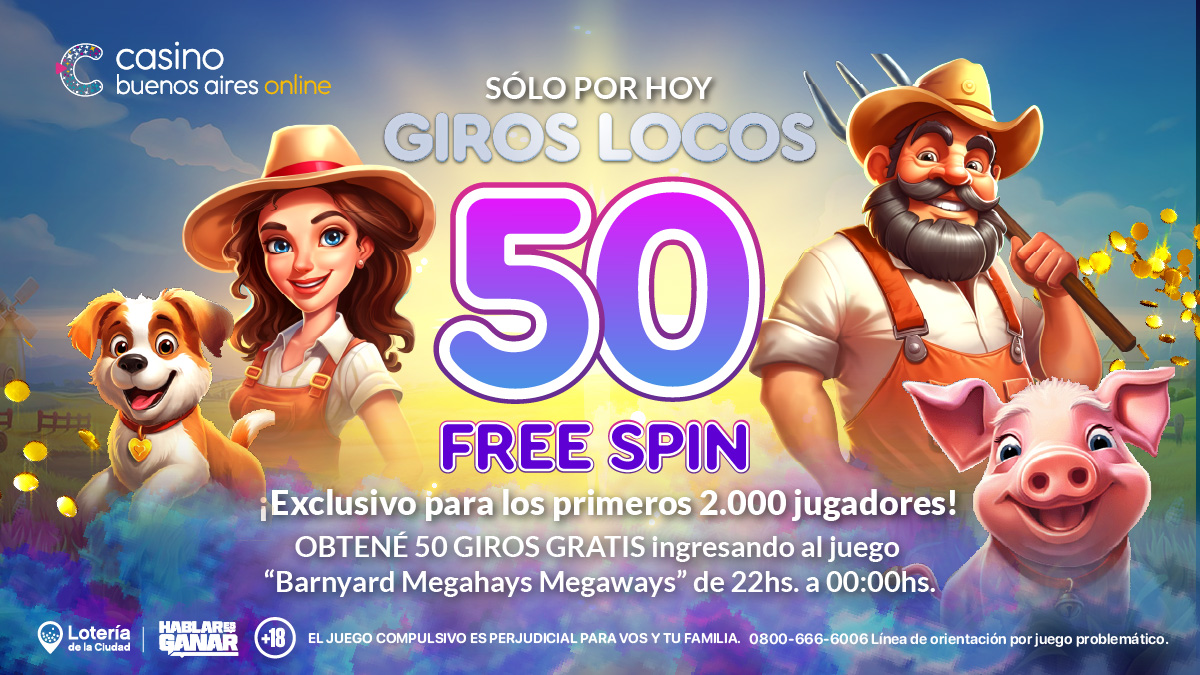 casinobaonline's tweet photo. 🐔🐷🌾 La granja está ON FIRE
Hoy te regalamos 50 GIROS en Barnyard Megahays 🔥
Pero ojo… solo para los más rápidos 👀
👉 Entrá y aprovechalos YA.
#CasinoBA #FreeSpins #Slots #PromoLimitada https://t.co/4HmUALAzkB