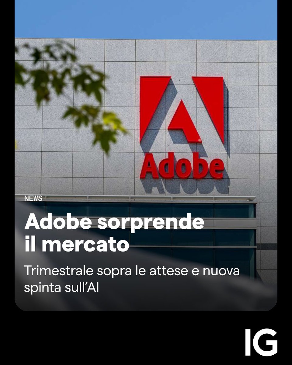 📈 #Adobe chiude il 2025 con ricavi in crescita a 6,19 mld $ e margini solidi. Forte spinta dall’AI e possibile acquisizione di #Semrush per rafforzare i dati marketing. Investitori positivi, ma restano i costi dell’AI. Strategia vincente o rischio? #News