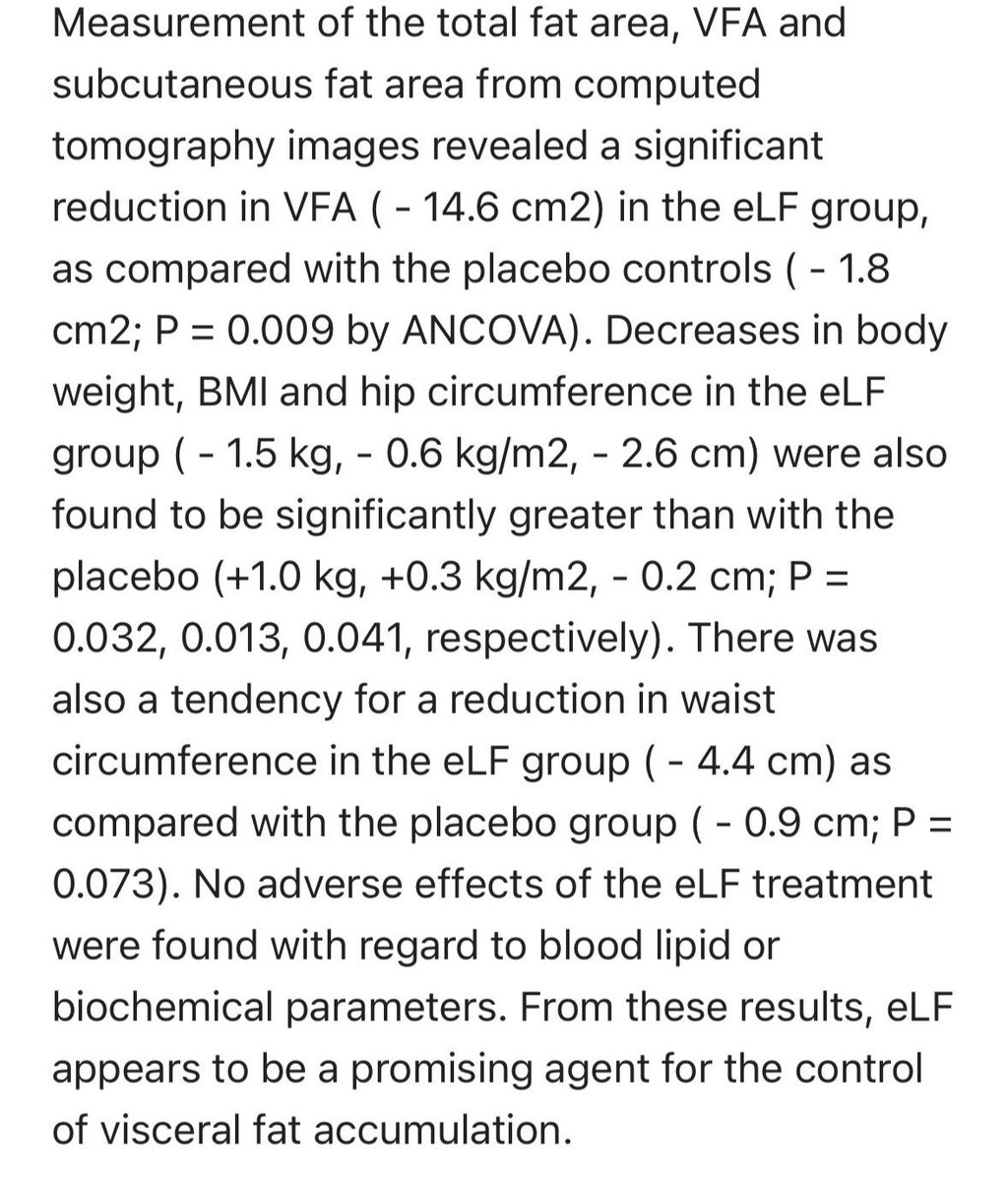 Lactoferrin MELTS visceral fat by 12%

Can’t lose that stubborn fat? READ THIS

Study: Lost 14.6 cm² of belly fat in 8 weeks

No cardio
No calorie counting

Just 300mg lactoferrin daily

Here’s how it works 👇

ps. I lost 3kg