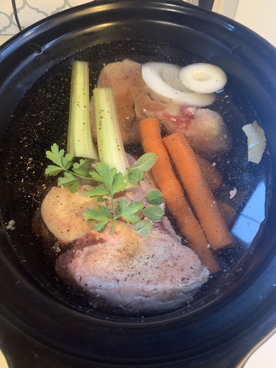 ChivalryGuild's tweet image. One of the great breakthroughs of my life was learning that you could put the bones of a cow in a slow cooker with herbs and vegetables, let them go for 24 hours, and  produce one of the most delicious and nutritious beverages known to man.