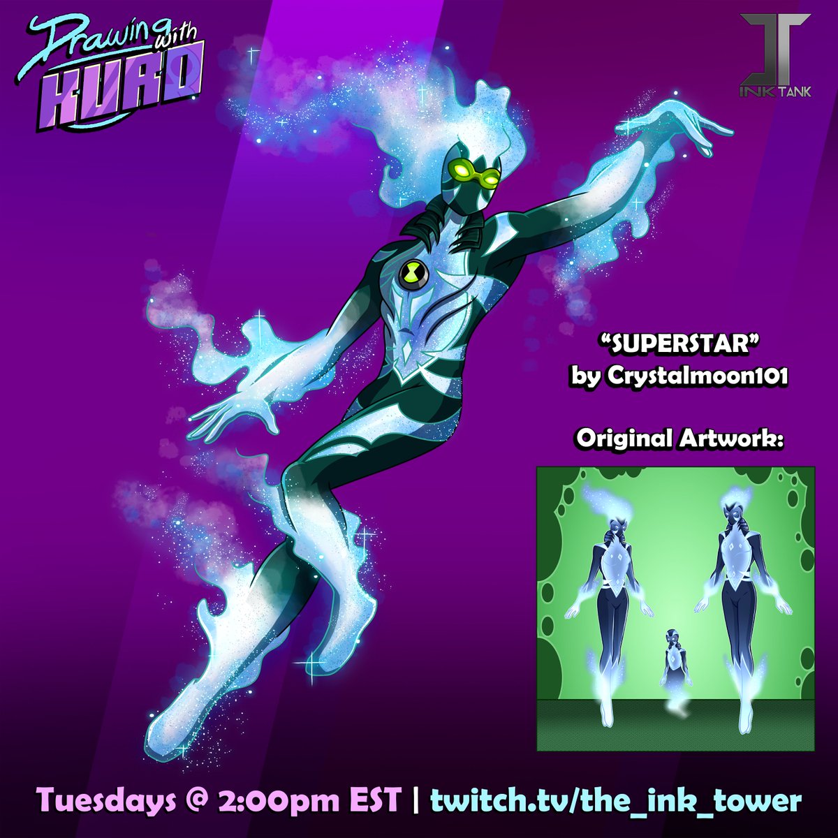 ItsTheInkTank's tweet photo. Drawing with Kuro: Wave 2

#Ben10 #5YL #Commissions https://t.co/lqaKhVdzRY