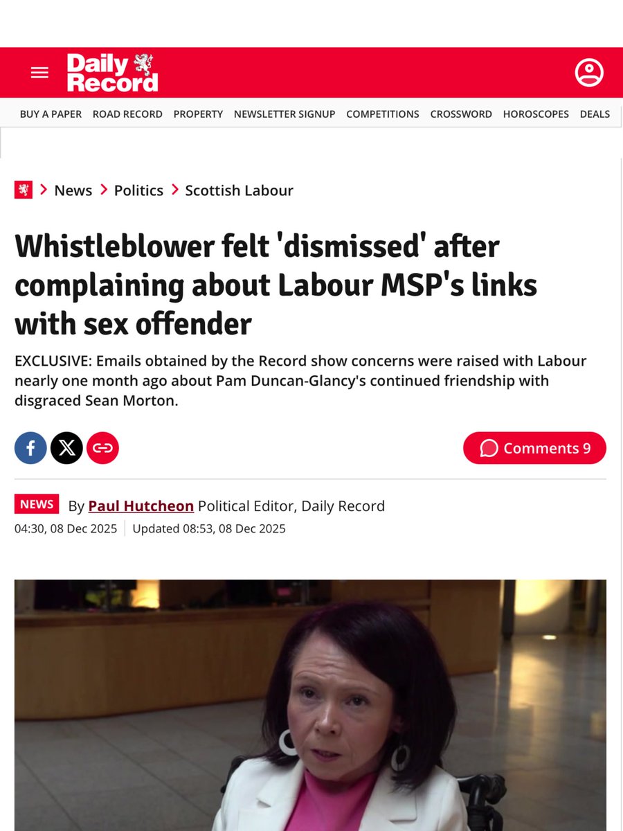Unreported by <a href="/BBCScotlandNews/">BBC Scotland News</a> “whistleblower felt dismissed”  suggests <a href="/ScottishLabour/">Scottish Labour</a> <a href="/AnasSarwar/">Anas Sarwar</a> must have known about this weeks ago but no action taken. Why no questions for her and Sarwar  <a href="/BBCPhilipSim/">Philip Sim</a> <a href="/BBCDavidWL/">David Wallace Lockhart</a> <a href="/BBCandrewkerr/">BBC Andrew Kerr</a>  #CoverUp