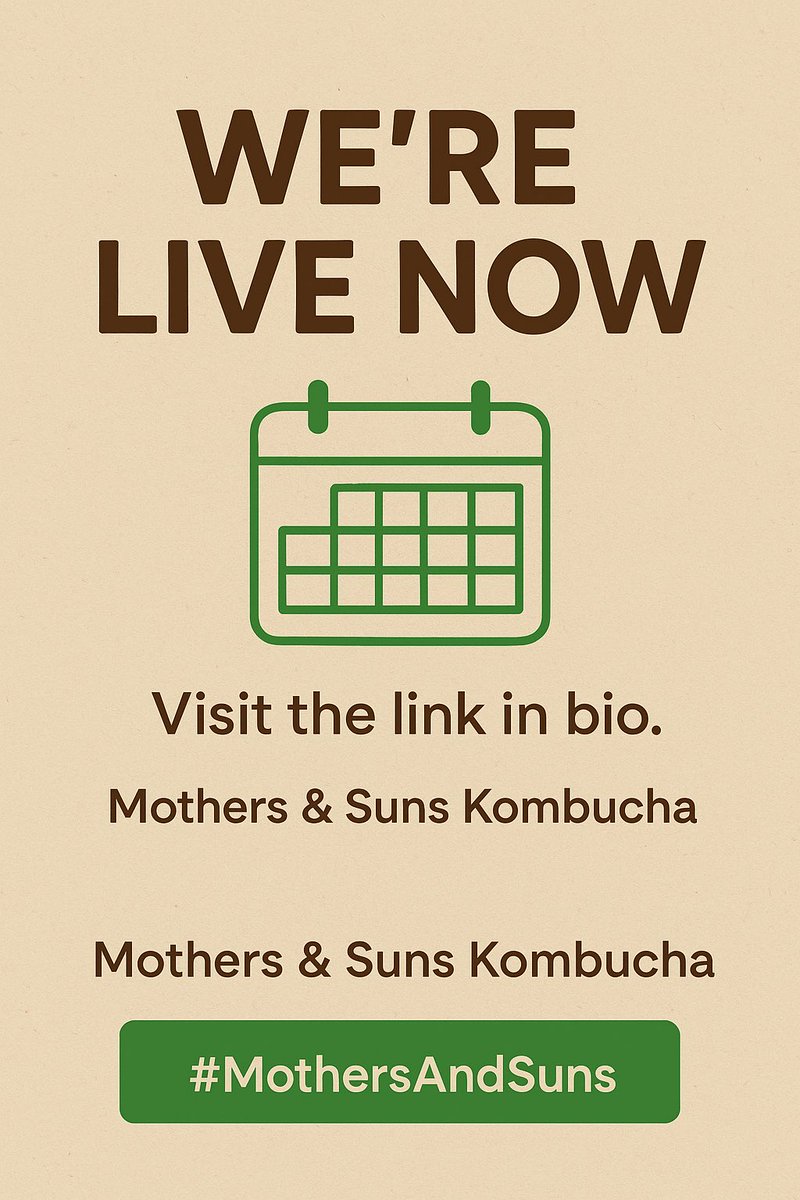 SunsMothers's tweet image. WE ARE LIVE! 🎉
Support the Mothers &amp;amp; Suns Kombucha Health Brewery and help bring African wellness to the UK.
Donate, share, and join the movement.
Let’s build this together! 💛🌱