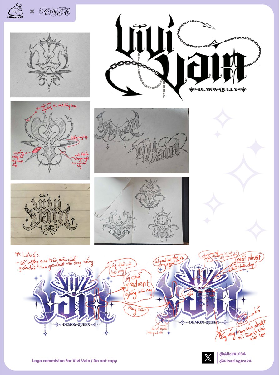 FloatingIce24's tweet image. ✦ A bunch of rough sketches behind a finished LOGO!
Creating a “simple” logo is actually a whole chaotic journey🥲 

 ✦ Some drafts look so cursed I have no idea how I managed to draw them😂🙏

✦  Looking back at the whole process, honestly I'm proud of how the final product…