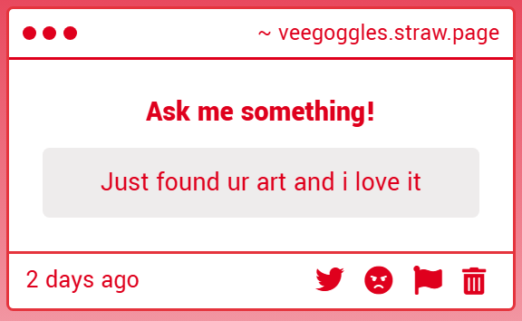 This is my first message from Strawpage. Whoever you are, thank you.