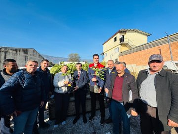 Aydın’da Bitkisel Üretimin Korunması Projesi Kapsamında Fidan Dağıtımı