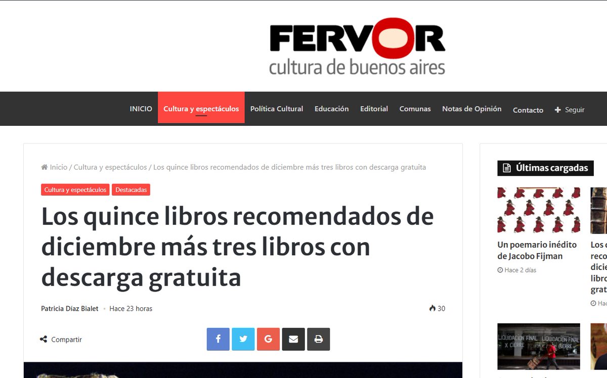 Agradecemos a Fervor, cultura de Buenos Aires, y a su editora Patricia Díaz Bialet por incluir IAME: la cuna del Rastrojero, la Puma y el Pampa de Facundo Picabea en su sección Los quince libros recomendados de diciembre.
Los invitamos a leer la nota en:
fervor.com.ar/los-quince-lib…