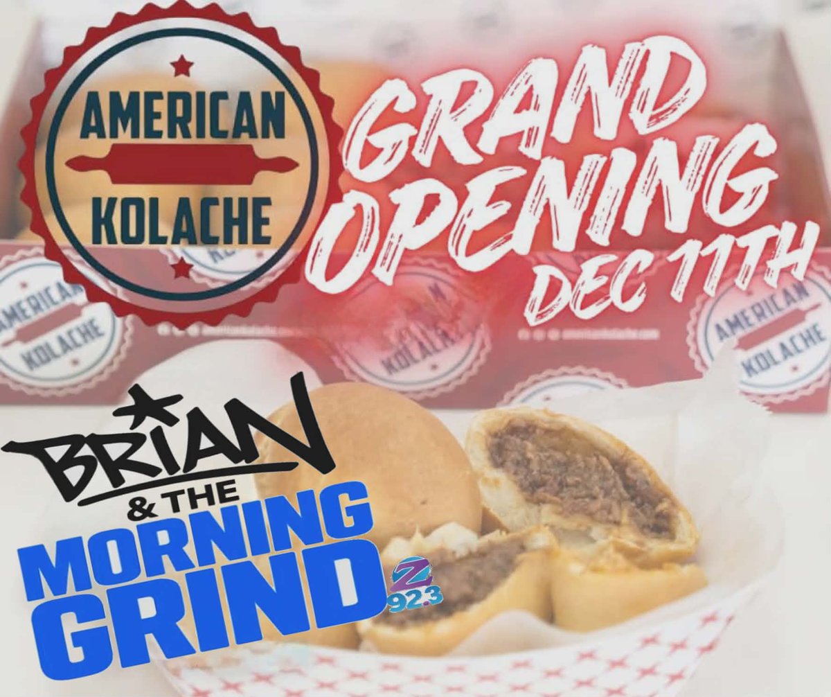 we are LIVE this morning after the show, 9am at American Kolache on Knoxville. imagine a sweet bun filled with jellies, cream cheese or sausage, now eat em!  SO GOOOOOD! bit.ly/4q0SfsT