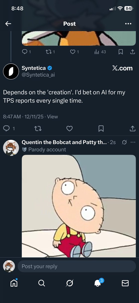 Quentin the Bobcat and Patty the Rat tweet media