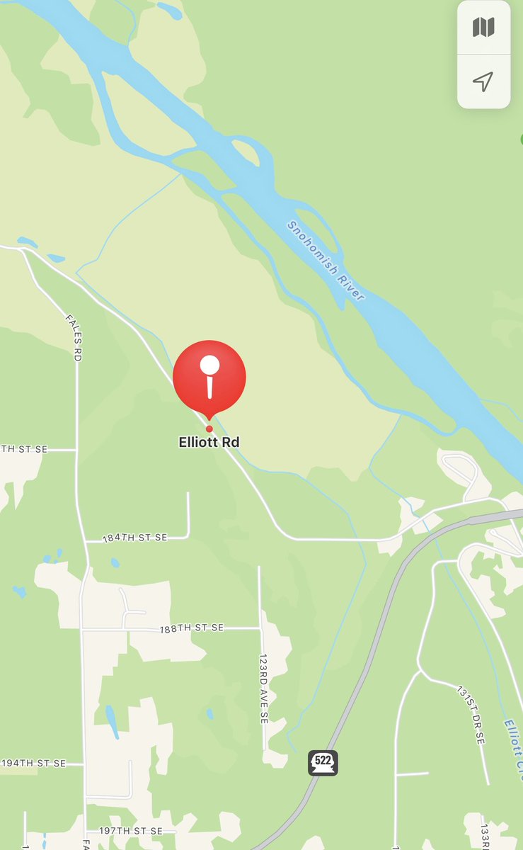 SnoCoSheriff's tweet photo. Road CLOSED: Elliott Rd (Snohomish) is closed from Fales Rd to Three Rivers Mobile Home Park due to water over the roadway. https://t.co/R8WMw5gPfV