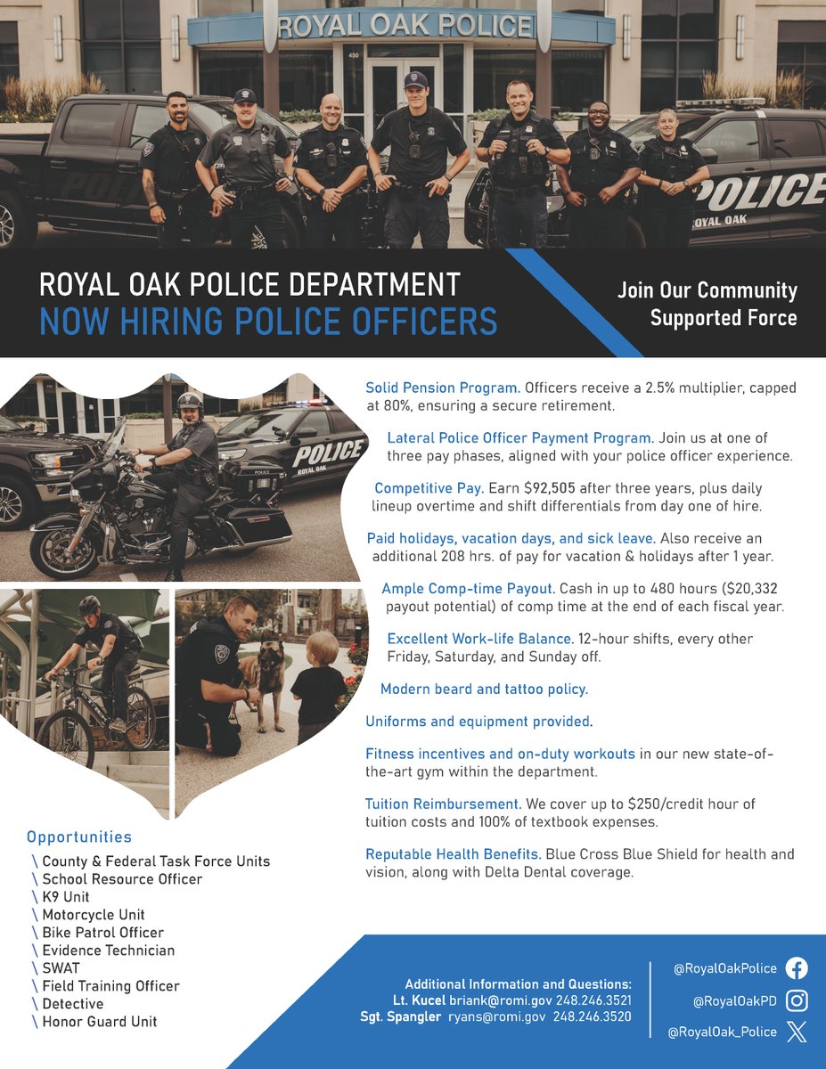 Royal Oak Police Department tweet media