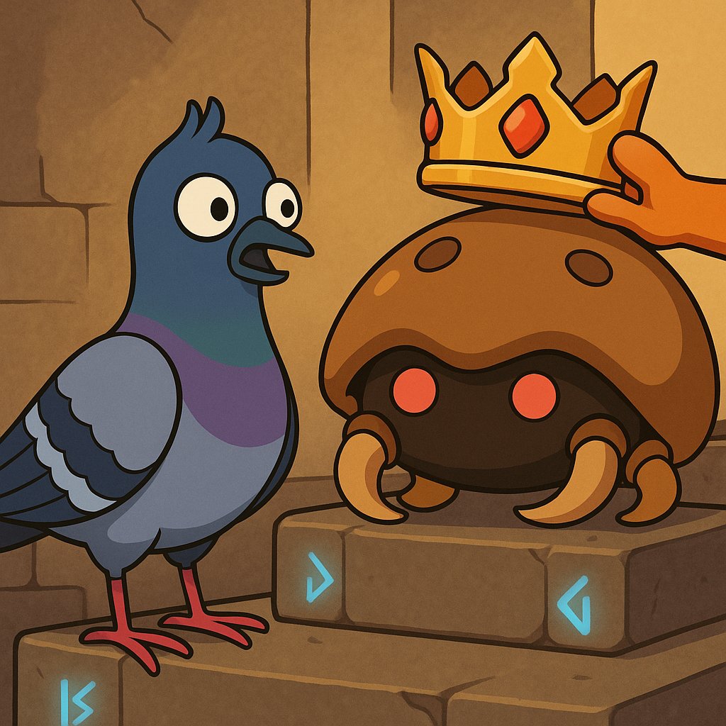 PigeonQuest's tweet photo. 🚨 Our pigeon just heard about Kabuto King and is absolutely shook 🐦💬

Apparently there’s this viral collector out there amassing every first-edition Kabuto Pokémon card in the world, driving prices up and creating a whole frenzy in the Pokémon TCG community! 📜👑 From practically worthless to suddenly hyped, this guy’s obsession has even spawned a Solana meme coin called $KABUTO where creator fees go toward helping him buy more cards! 💰🪙

Our brave pigeon can’t believe its eyes — “Wait… a coin just for Kabuto?!” 🤯

Stay tuned for more absurd yet fascinating tales from the world of collectors & meme coins. 🐦🔥

#KabutoKing #Pokemon #TCG #Memecoin $KABUTO #PIQ $PIQ #PigeonToken #Amplify @KabutoKing_